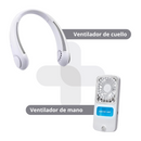 Ventilador de Cuello + Ventilador de Mano (COMBO)