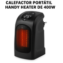 Calefactor Portátil Handy Heater de 400W mayor eficiencia térmica.